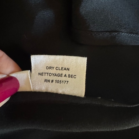 Ulla Johnson Silk Midi Dress Black Fringe Tiered Crochet Yoke Boho Chic Size 2 - Picture 13 of 14